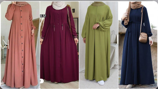 Understated Glamour: Minimalist Abayas with Maximum Impact